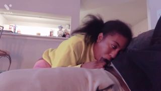 Throat I mean I can’t even pass on her she the throat goat watch her suck my bbc in public ebony petite dol-6