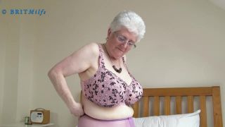 BritMilfs Granny in Pink Lingerie - GILF-0