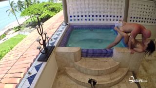 Sins life with kissa in underwater hot tub-8