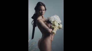 Monika Fox - Monika Fox Naked With Flowers Behind A Veil-8