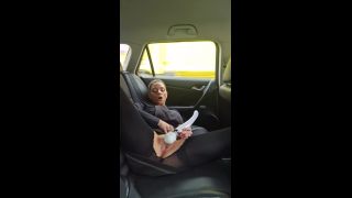 naughty car drive Femdom!-4