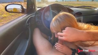 [GetFreeDays.com] Sloppy Blowjob inside the Car in Countryside Sex Leak December 2022-5