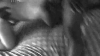 422524 Slim babe swallows cum after interracial double penetration.-3