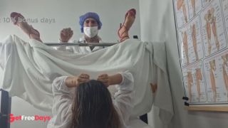 Groom cuckolds bride and the dirty gynecologist-8