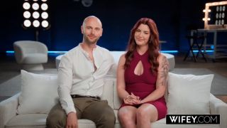 Ball Sucking WIFEY Curvy Redheaded Hotwife Kayla Summers Gets Tag-Teamed In Front Of Hubby-1