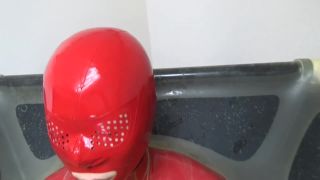 dlrrs-107 - Red Rubber Girl 3D Vacuum Vacuum Torture-4