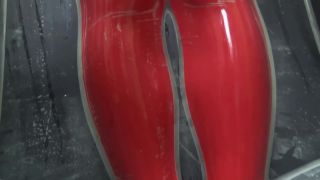 dlrrs-107 - Red Rubber Girl 3D Vacuum Vacuum Torture-5