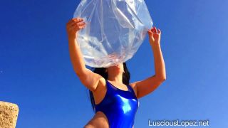 Luscious Lopez[0580320] #inflate fetish  #lusciouslopez #beachball #inflatables #leotard [2017-09-24]-3