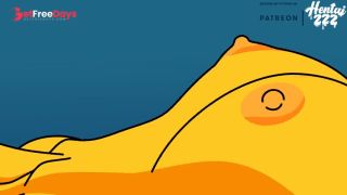 THE SIMPSONS HOMER AND MARGE CREAMPIE CARTOON PORN VIDEO-2