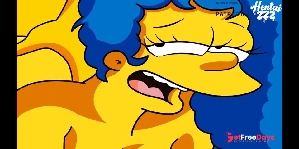 THE SIMPSONS HOMER AND MARGE CREAMPIE CARTOON PORN VIDEO