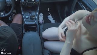 Mandala Lena sucks dick in car-9