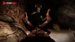 [GetFreeDays.com] Female bandit Argonian masturbation and enjoys fucking with her big penis pet Adult Film October 2022-4