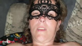 [GetFreeDays.com] Daddy puts his dick in his girl. She wears a mask. Cum gets in her pussy. Adult Leak February 2023-7