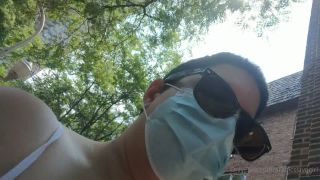 arabicslavegirl 2020.07.21 463385185 Walking in Public with my see through top -1