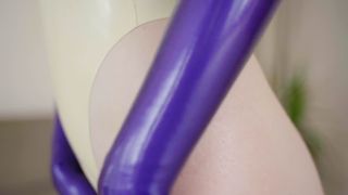 online xxx video 34 Miss Ellie Mouse – Latex Leotard and Latex Purple Gloves | femdom pov | fetish porn butt fetish-0