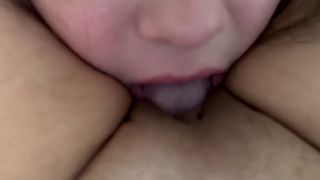 Sophia and Brooklyn - Real Amateur Lesbian Eats Girlfriends Pussy Close-Up-0