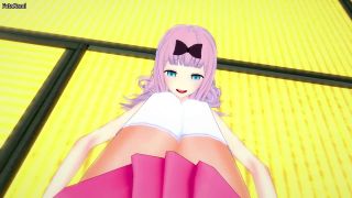 TempCarly - Giving A Footjob To Futanari Chika Fujiwara from Love Is War-8