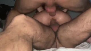 Cuckold Does Double Penetration with His Wife and Friend - MILF-8