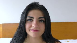 Hardcore MMF threesome and facial with juicy Colombian brunette Leidy Silva!!!-1