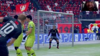 Annie Stacy - crazy free kicks fifa 19 with sicko mode on the background-7