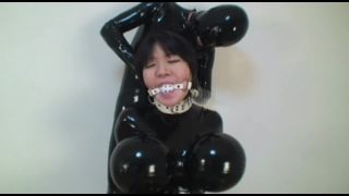 7172 Rubber Girl Boinder Restraint Breath Control-8