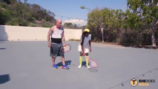 tennis babe ana foxxx takes anal lessons from coach!-1