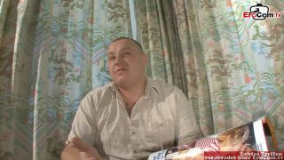 Chubby German Girl Next Door Gets Facial Cumshot During Casting Sex.-1