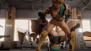 Big Dick Zelda Big Cock Anal Fucking - Hentai Cartoon-7