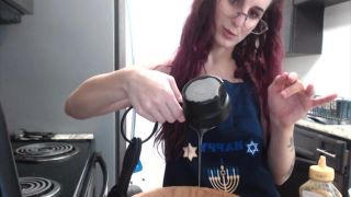 tall girl fetish femdom porn | Sadbaffoon – Bake Challah With Me | solo female-0