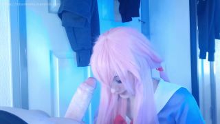 Onlyfans - Honry Yandere Girl Gives Rough Blowjob, Bounces Her Big Ass In Reverse Cowgirl, Multiple Cum On Miss - Onlyfans-0