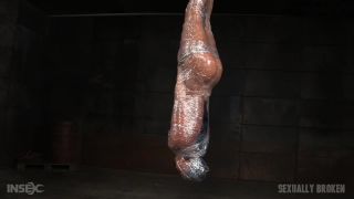 online porn video 16 London River, Matt Williams, Jack Hammer - Tough London River mummified in plastic wrap and facefucked in inverted suspension by BBC!, big femdom on blowjob porn -5