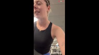 Trying not to cum on the stairmaster... but spoiler alert, I fail-2