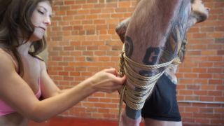 ﻿Elise Graves - Bondage Liberation - Suspend Disbelief - Ruckus And - Takes On An Intense Shibari Sequence Journey - Rocks It (Femdom porn)-2