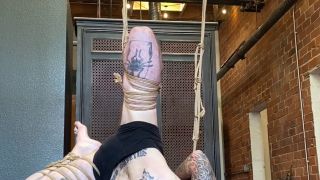 ﻿Elise Graves - Bondage Liberation - Suspend Disbelief - Ruckus And - Takes On An Intense Shibari Sequence Journey - Rocks It (Femdom porn)-6