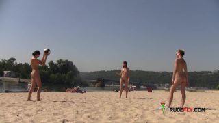 Slim young nudist smokes on a warm summer's day-4