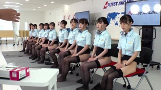 Pussy Airlines - Spectacular Training Edition for New Flight Attendants in the 2023 Fiscal Year, 11 participants + 1 special instructor. Pussy Cabin Lessons ⋆.-1