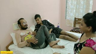 Indian bengali girls hot threes sex for 15k rupee desi threeso....-1