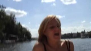 Public sex on a boat with a  hottie-3