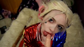 Bat Maisie in 25 POV Harley Quinn Blowjob,  on teen -4