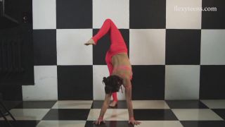 Pants Red pants flexible gymnast Sofia Gnutova-2
