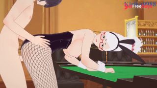 Seiko Ayase Bunny Girl and I have intense sex in the casino. - DAN DADAN Hentai-2