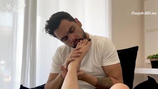 Nara teases with nylon and scarpin before footjob - NarasFootjob (FullHD 2023) New Porn-4