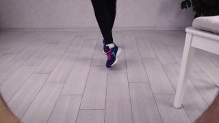 Sasha Bikeyeva - Please cum in my white sock sockjob foot...-1