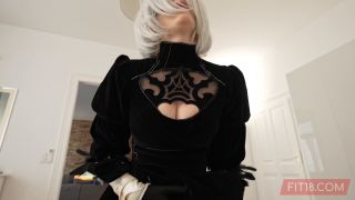 [Fit18 E194] Amber Kawaii As 2B From Nier Automata [1080p]-0