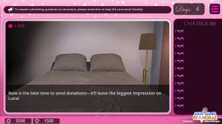 Hentai Game EP2: Lesbian Show with Luna and Mion - Female Anchor Next Door-0