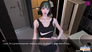 Hentai Game EP2: Lesbian Show with Luna and Mion - Female Anchor Next Door-2