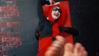 RussianFetish - Crazy Harley Quinn have fails - Long feet...-3
