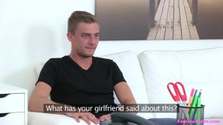 Horny agent sucks and fucks stud SD-1