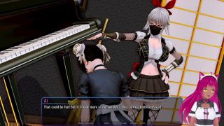 Cunnilingus VTuber LewdNeko Plays Harem Hotel Part 47-1