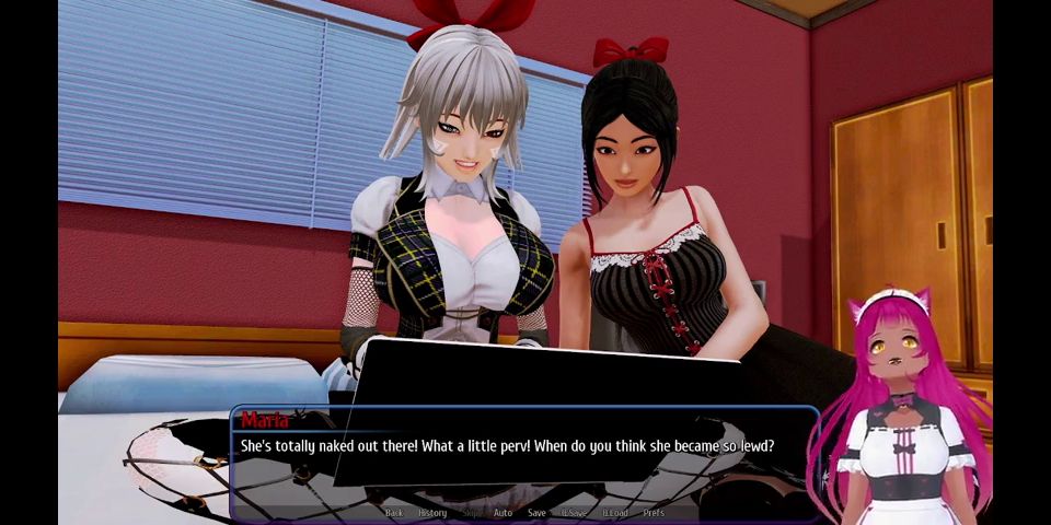 Cunnilingus VTuber LewdNeko Plays Harem Hotel Part 47